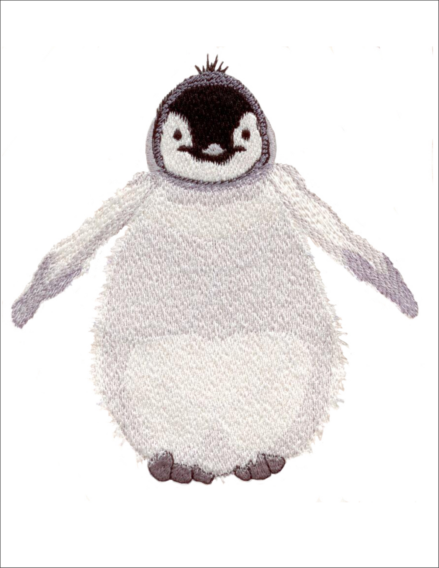 Water Babies PENGUIN Machine Embroidery Design