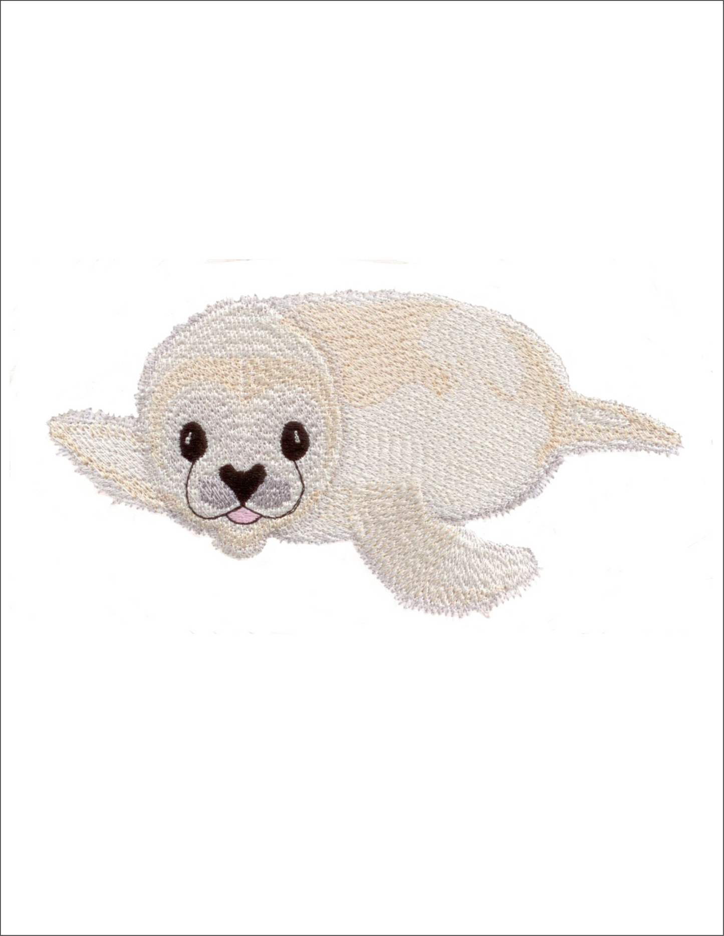 Water Babies BABY SEAL Machine Embroidery Design