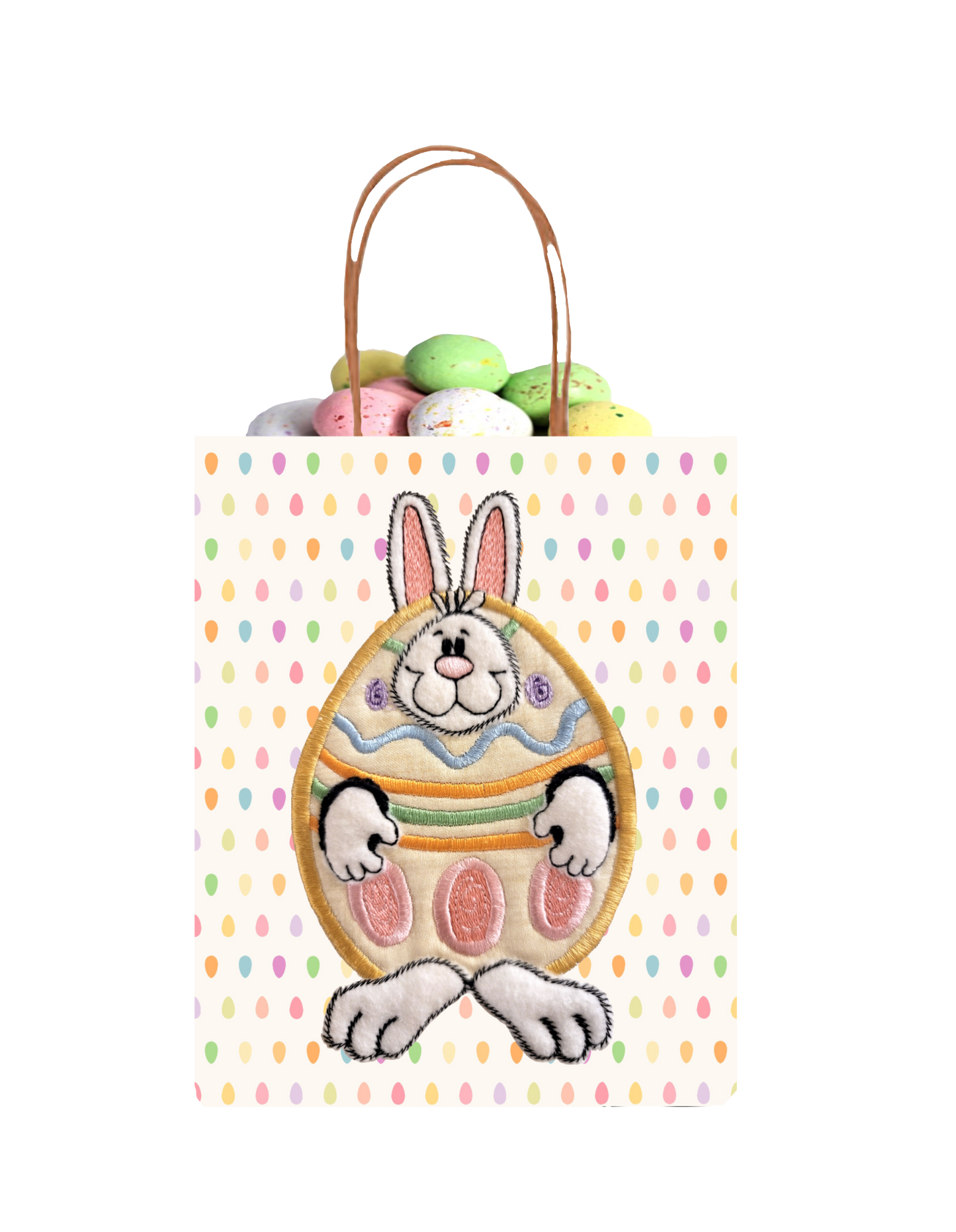 Funny Bunny Machine Embroidery Goodie Bags DOWNLOAD