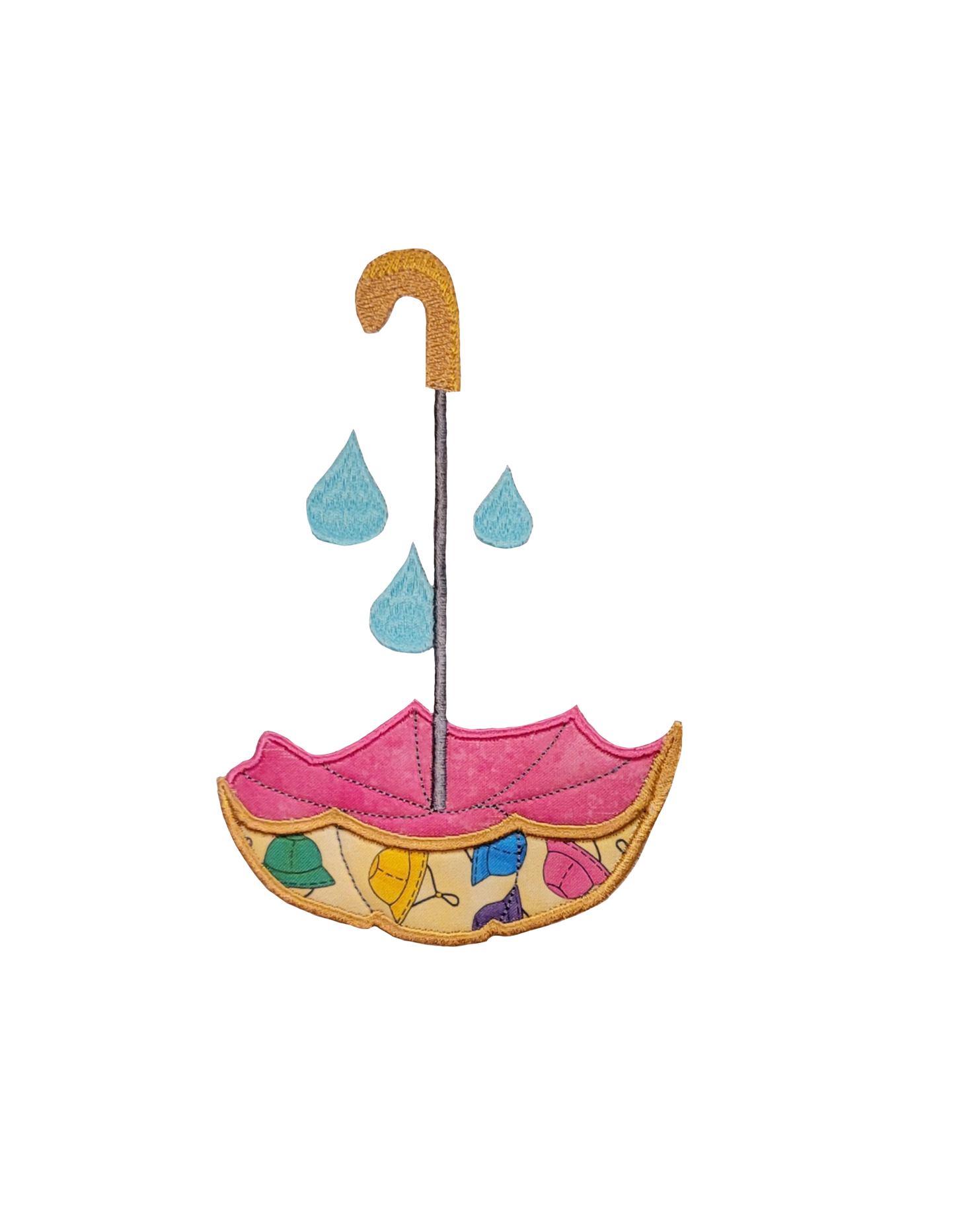 Spring Showers Machine Embroidery