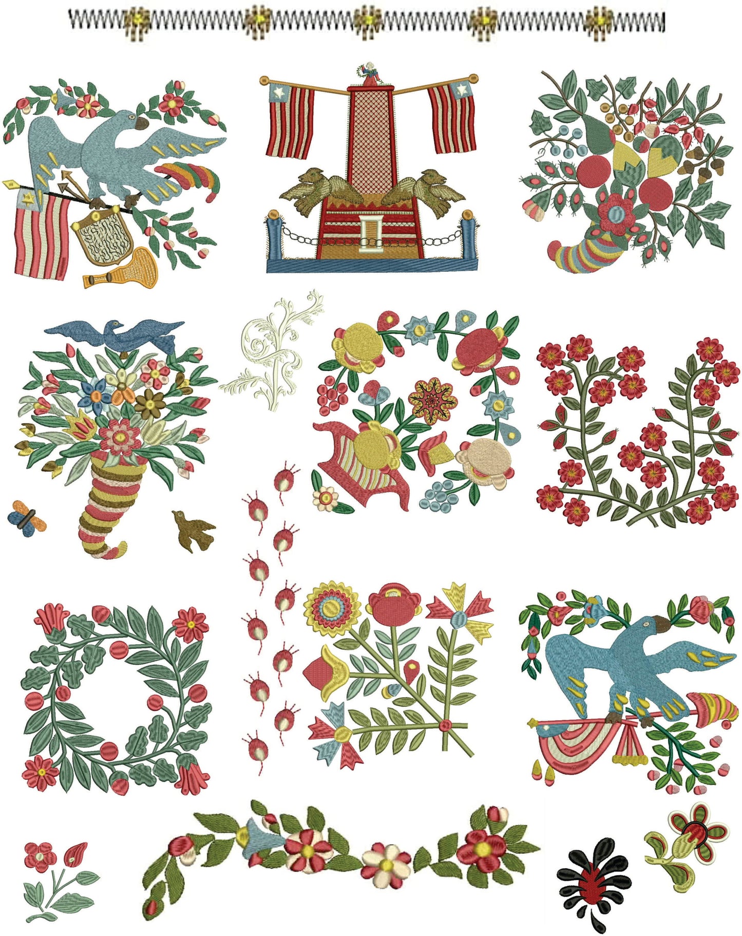 Vintage Baltimore 1847 Machine Embroidery CD by Mary Koval