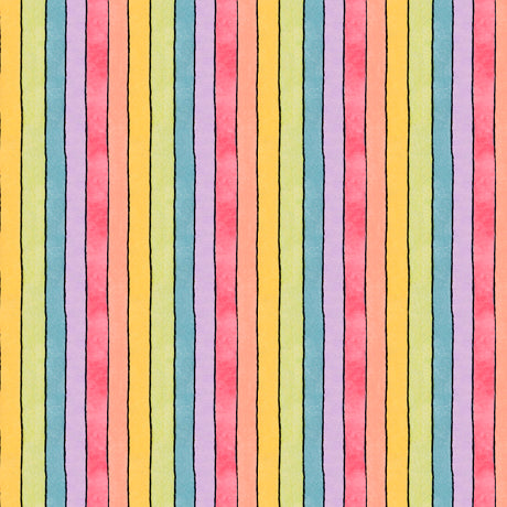 Funny Bunny Irregular Stripe Fabric by Embellish Express