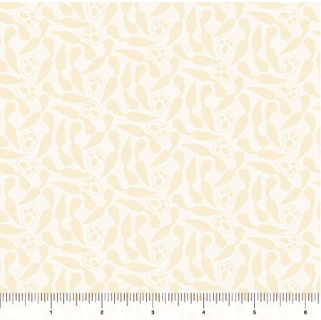 Funny Bunny Ecru Carrot Blender Fabric by Embellish Express