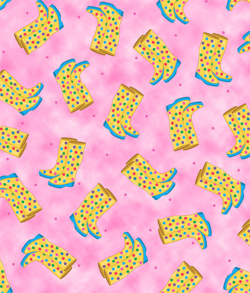 Spring Showers Fabric Rain Boot Toss by Embellish Express