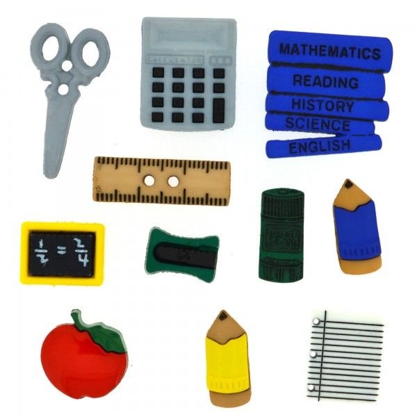 Pencil Box Buttons