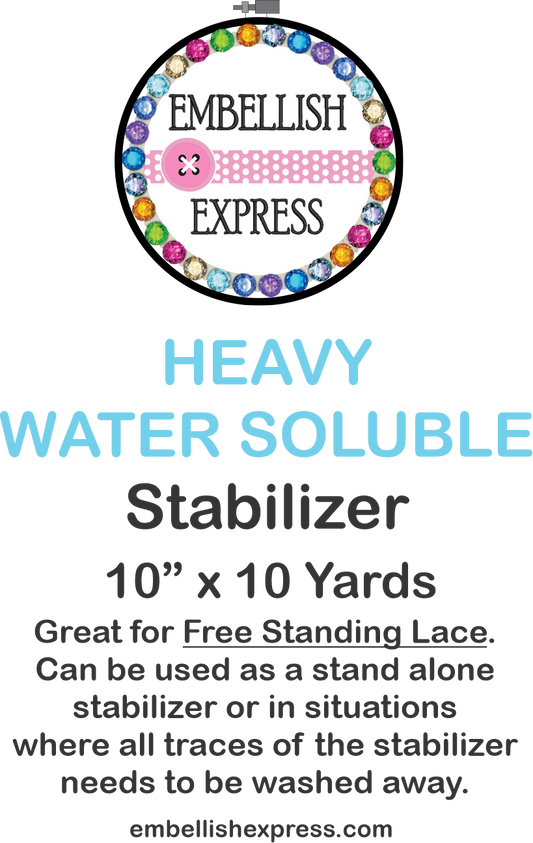 Embellish Express Heavy Water Soluble Stabilizer