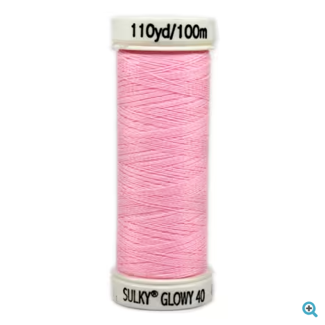 Sulky Glow in the Dark Thread - Pink