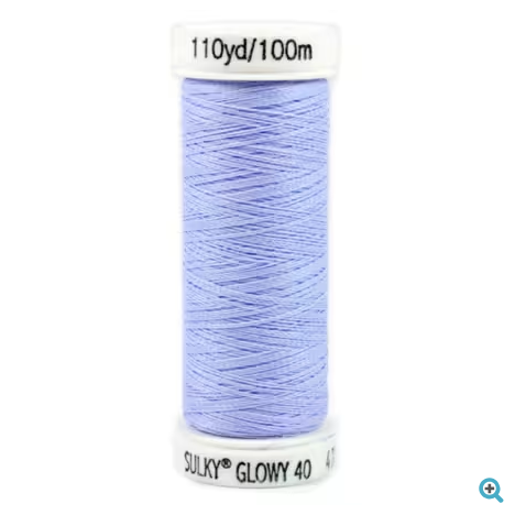 Sulky Glow in the Dark Thread - Purple