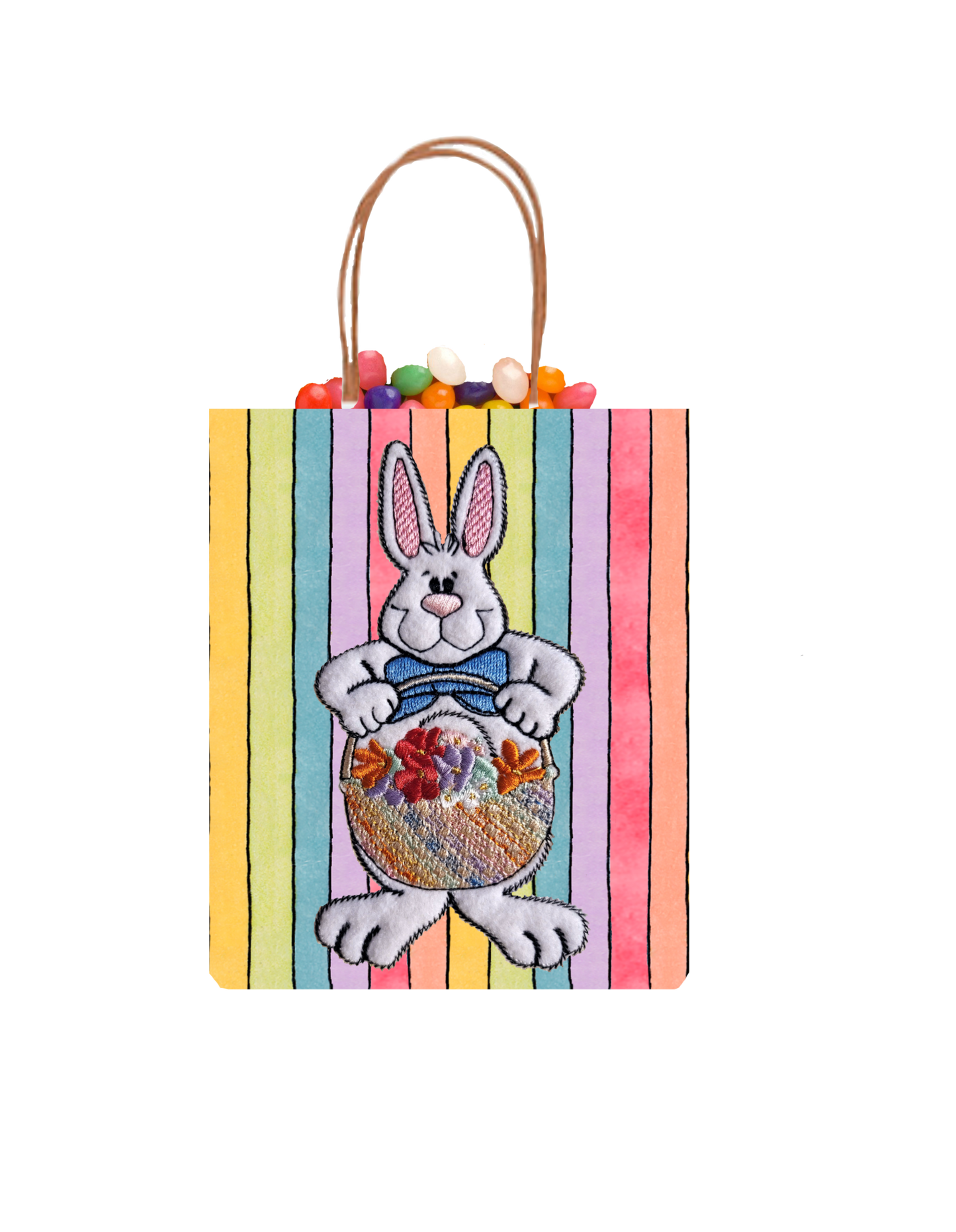 Funny Bunny Machine Embroidery Goodie Bags DOWNLOAD