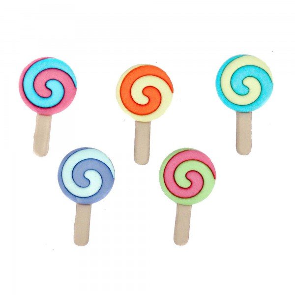Twisted Pops Lollypop Buttons