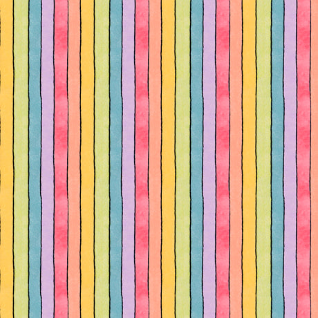Funny Bunny Irregular Stripe Fabric by Embellish Express
