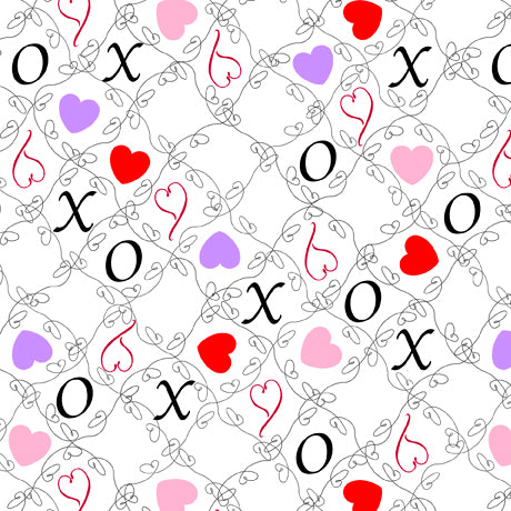 Lovebugs Fabric X's & O's by Embellish Express