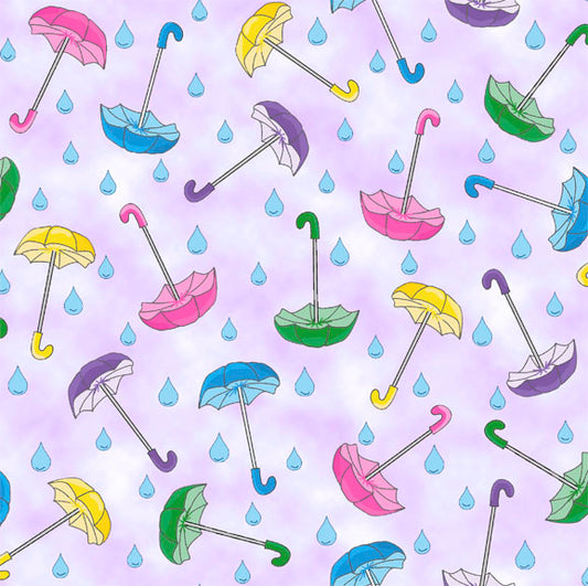 Spring Showers Fabric Umbrella Toss by Embellish Express
