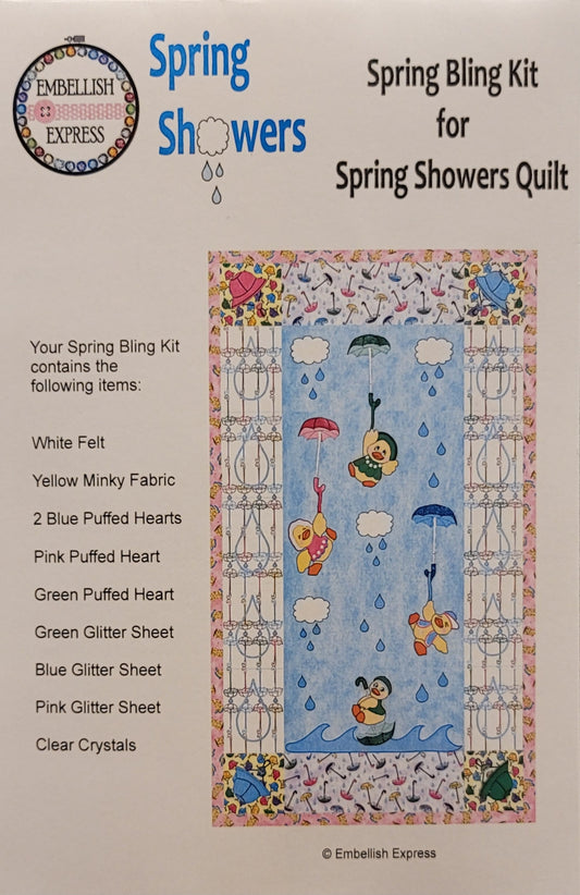 Spring Showers Spring Bling Quilt Embellishment Kit
