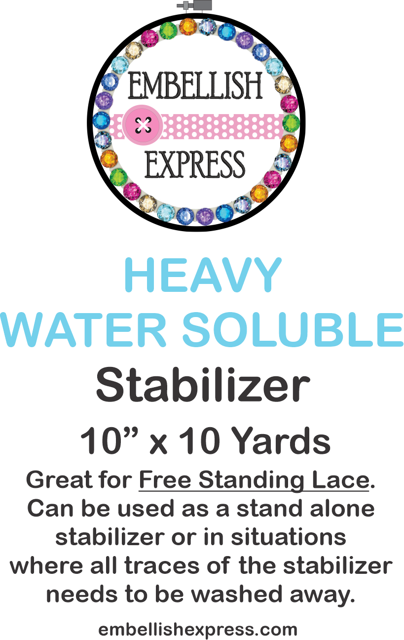 Embellish Express Heavy Water Soluble Stabilizer