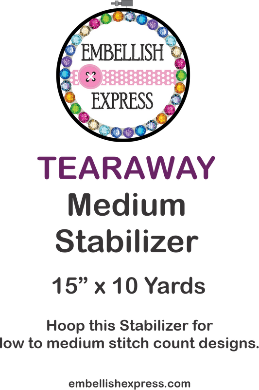 Embellish Express Medium Tearaway Stabilizer