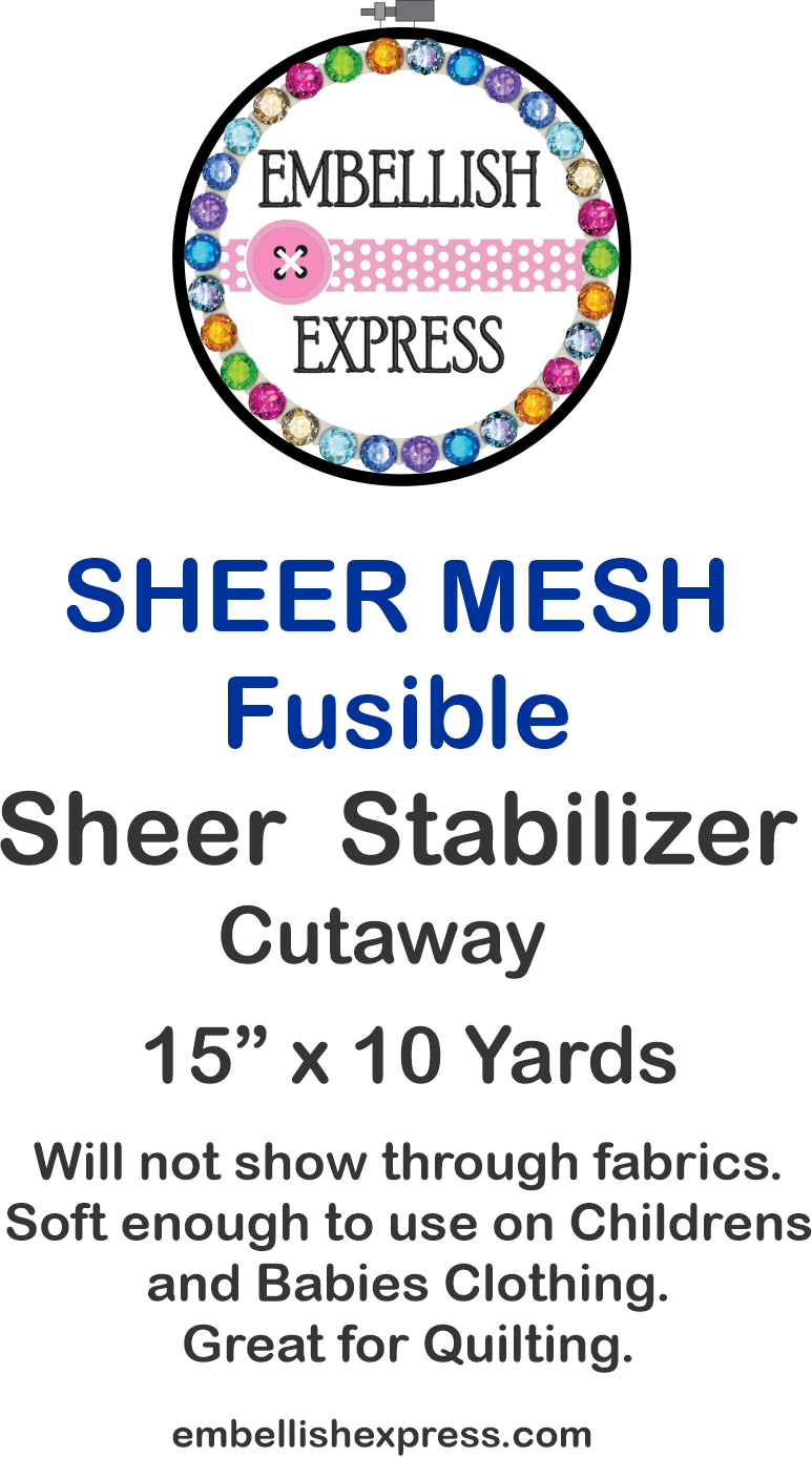 Embellish Express Fusible Sheer Mesh Stabilizer
