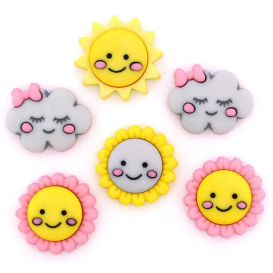 Hello Sunshine Buttons